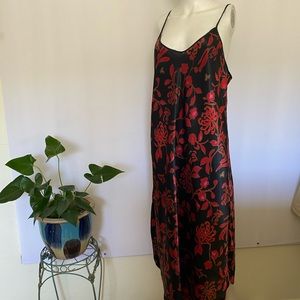 Silky Red Lingerie Slip